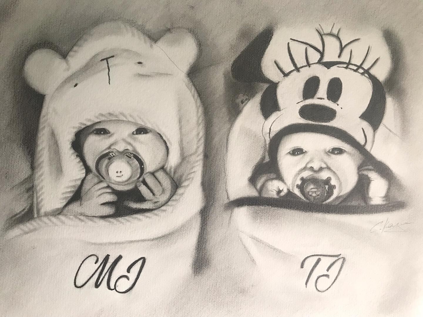 Baby Portrait drawing