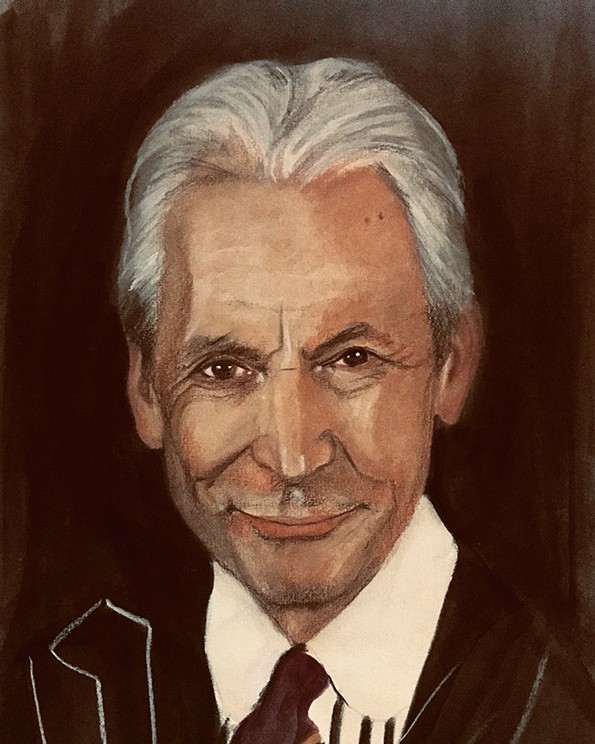 Charlie Watts Portrait painting