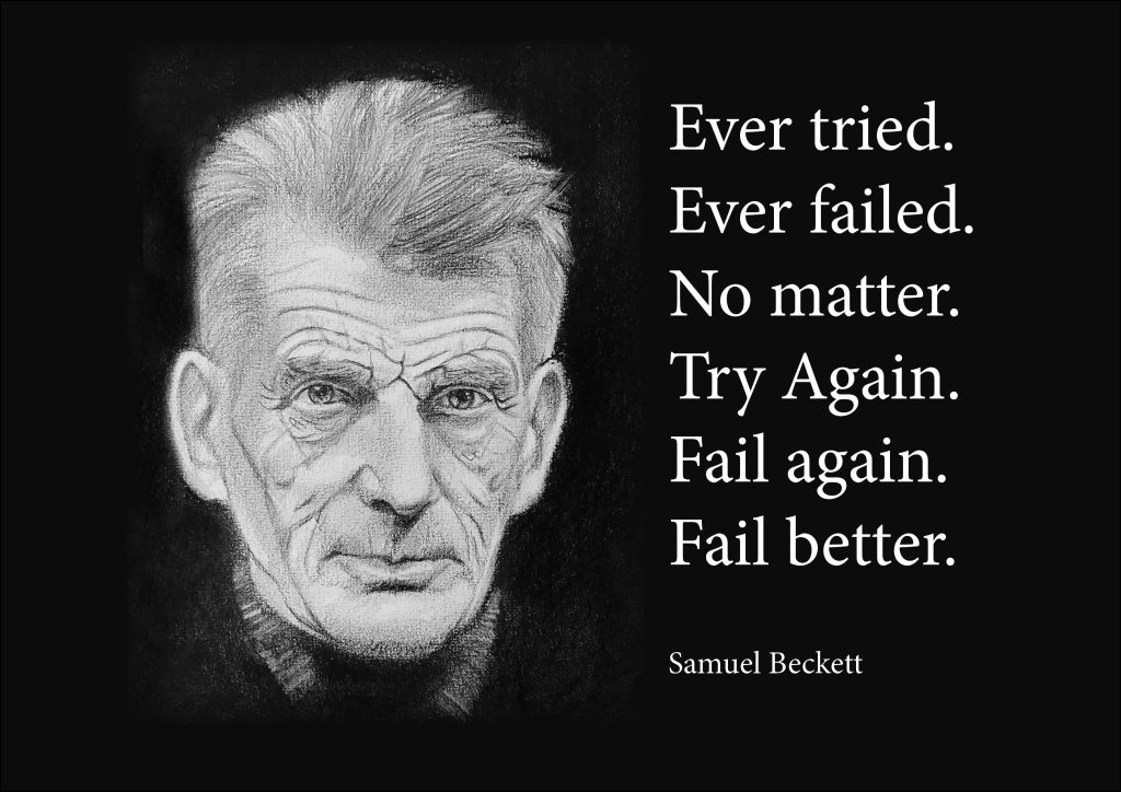 Samuel Beckett A4 Quote Print