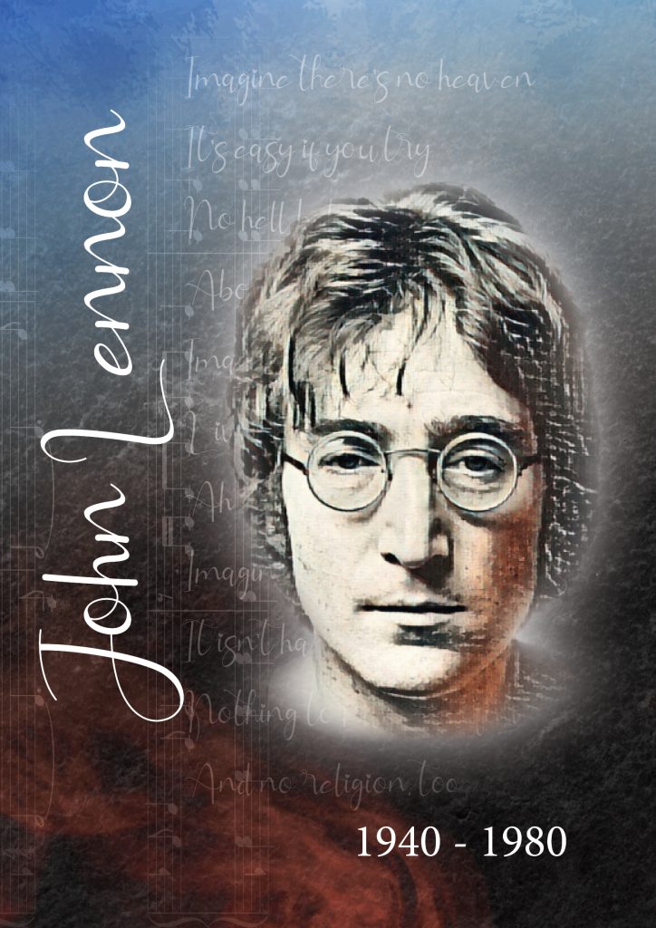John Lennon A4 Print