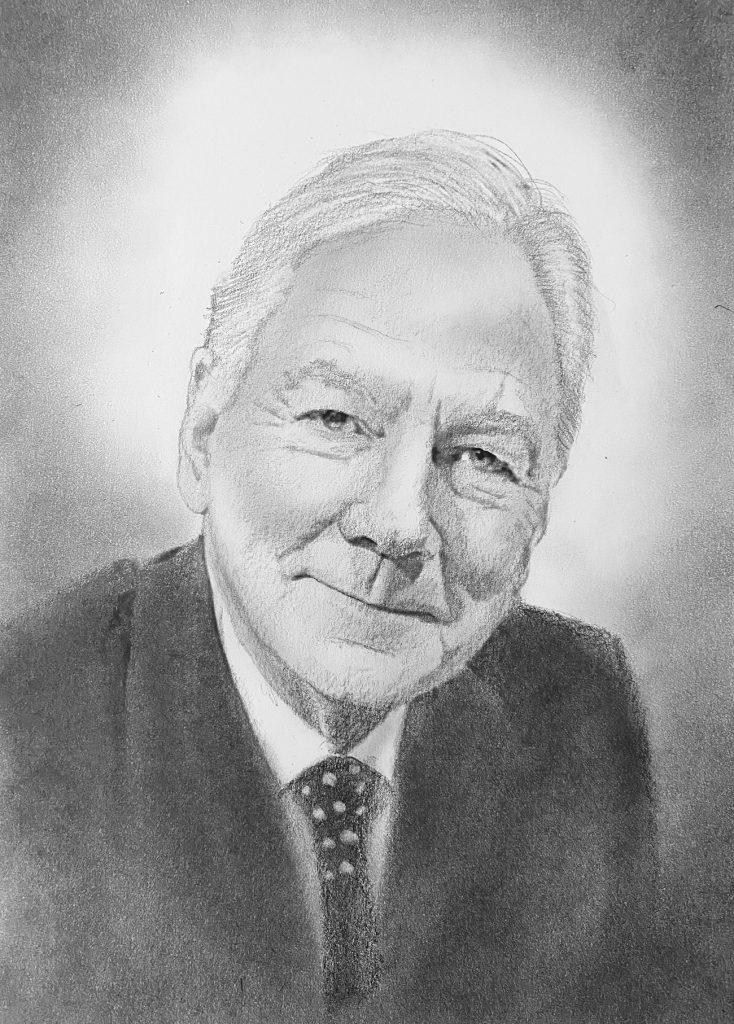 Gay Byrne Pencil Portrait